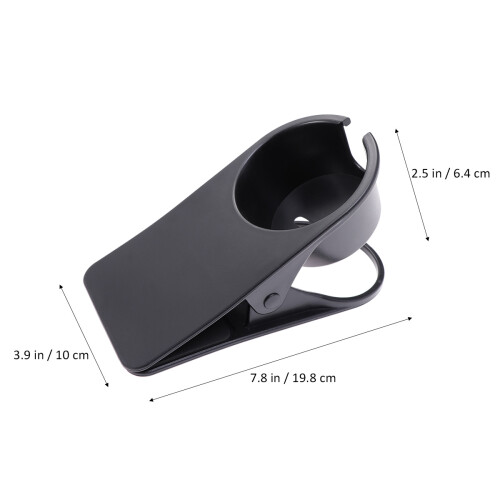 Compacte Cuphouder Zwart Met Kabeldoorvoer 1