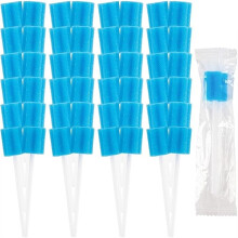 150Pcs Oral Cleaner Swabs Disposable Sponge - Toothettes Mouth Swabstick for Elderly Dry Mouth Waterless Toothbrushes