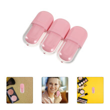 8St Herbruikbare Plastic Lipgloss Flesjes Met Applicator Voor Onderweg