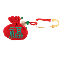 Rood Baby Haar Accessoires Bewaarzakje Met Trekkoord