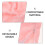 1Round Neck Pillowcase Roze Voor Nek En 4