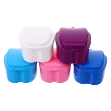 5St Draagbare Denture Box Met Weekruimte En Veilige Sluiting