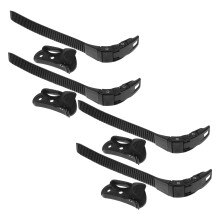 4St Duurzame Skate Buckles Voor - En Buitengebruik, Zwart