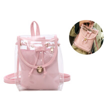 1Transparent Handbag Rugzak Dual Gebruik Waterdicht