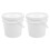 2St Multifunctionele Babydoekjes Wit Plastic Met Verse Sluiting 7