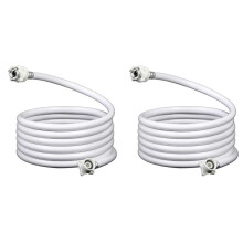 2X Tuyau Universel pour Machine à Laver Portable, Tuyau pour Machine à Laver à Double Cuve, Accessoires pour Machine à Laver Compacts 2 M