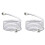2X Universele Draagbare Wasmachineslang, Twin Tub Wasmachineslang, Compacte Wasmachine-Accessoires 2M 1