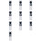 10X for  TV 4K Remote Control Universal Replace Remote Control High Compatibility Long Range, Ergonomic Design 1