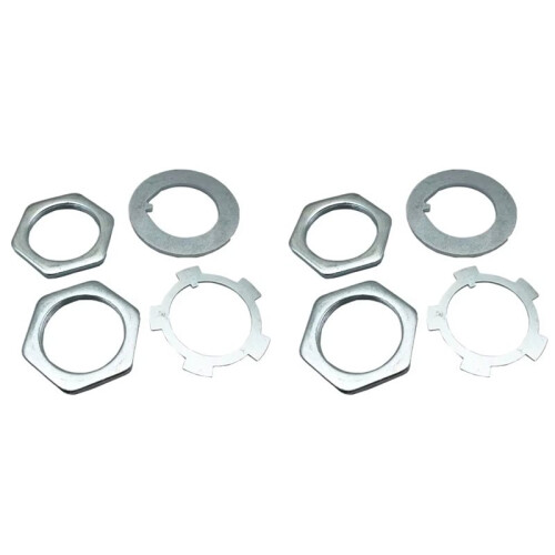 2X 43521-60011 Car Axle Front Hub Lock Spindle Nut Kit for  Land  4Runner Pickup 1