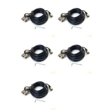 5X N-2 5M NMO to PL259 RG-58 Coax Cable Antenna Cable NMO Mount for Car Truck Amateur Radio Mobile Radio Antenna Cable