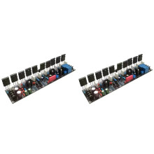 2X 500W Audioversterker Enkelkanaals Versterkerbord 2SC5200+2SA1943 20V-90V HIFI Audio Versterkingsmodule