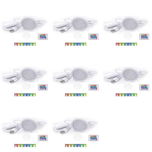 8X DIY Model for Led Lamp Kit,Bright Light -Efficient Custom Lighting Project Multicolor Led Light Parts