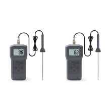 2X PMS710 Portable Soil Moisture Meter Soil Moisture Analyzer for Concrete, River Sand, Soil, Gypsum