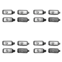16 Pcs 4 Ring LED Projection Door Light for A3 A4 A5 Q3 Q2 Q5 A6 A7 S3 S4 S5 S6 S7 8YG 947 415 8YG947415 8YG947416A