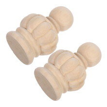 2St Elegante Trap Balustrade Topkers in Khaki Kleur