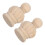 2St Elegante Trap Balustrade Topkers in Khaki Kleur 1
