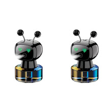 2X Fashion Cute Robot Car Air Purifier Car Ornaments Home Office Aromatherapy Machine