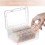 6 Set Small Storage Box with Lid Small Plastic Clear Box Plastic Storage Container Box Empty  Organiser 3