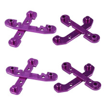 2X Front & Rear Swing Arm Reinforcement Kit with Metal Shaft Sleeve for 144001 124019 124018 RC Car Upgrade Parts