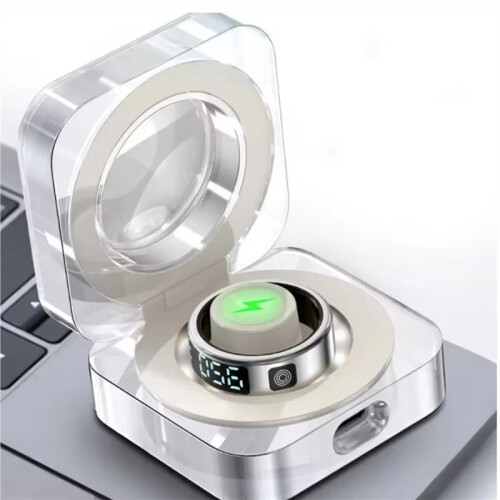 2X 200mAh   Charging Box Without Charging Cable Transparent Self-Activation Charger Box with LED Light Display