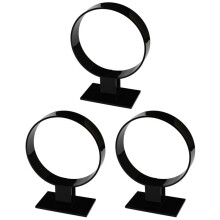 3X Acrylic Headband Holder, Hair Accessories, Headband Display Stand, Jewelry Holder Black