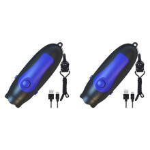 2X Electronic Whistle, Loud Coaches Whistle, 3 Tones Volume and Adjustable 3 Different Whistle Sounds