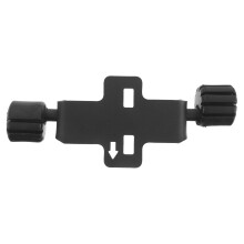Verstelbare Zadelmontageset Zwart Rvs Comfort Upgrade