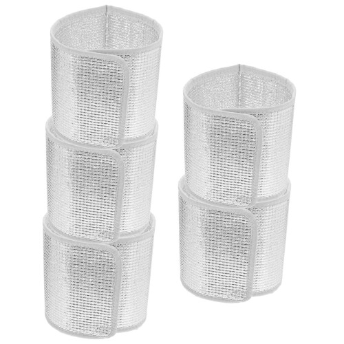 5St Aluminium Folie Potafdekkingen Voor Winter Bescherming