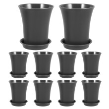 10St Compacte PP Met Waterafvoer Voor Succulenten En
