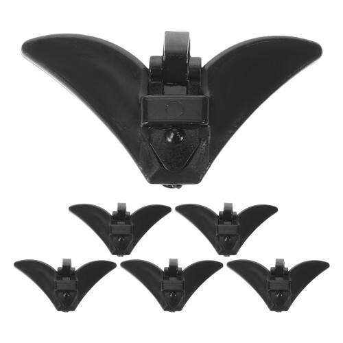 6St Metalen En Plastic Stropdas Clips , En Stevig