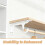 2St Closet Shelf Bracket Van Koudgewalst Staal Voor Optimale Ruimte 4