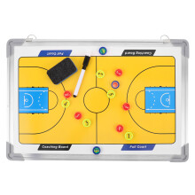1Basketbal Coachingsbord Aluminium Lichtgewicht Voor Analyse