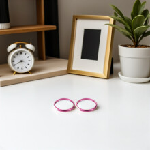 2St Aluminium Auto Sleutel Ring Decoratie Stevig En Stijlvol