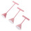 3St Fluwelen Oorbellen Display Roze Compact Organizer Retail 10