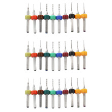 Coffret 30X 0.3-1.2mm PCB Petit Foret Fraises A Circuit Imprime Percage Perceuse