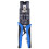 2Pc Durable Coax Compression Crimper Tool BNC/RCA/F Crimp Connector RG59/58/6 Cable Wire Cutter Crimping Plier 2