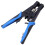 2Pc Durable Coax Compression Crimper Tool BNC/RCA/F Crimp Connector RG59/58/6 Cable Wire Cutter Crimping Plier 3
