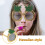 2St Hawaii Ananas Zonnebril Plastic Party Bril Goud 5