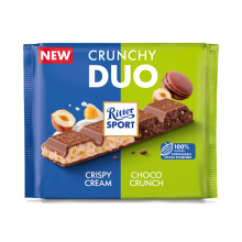 Ritter Sport Czekolada mleczna DUO Crunchy 218g