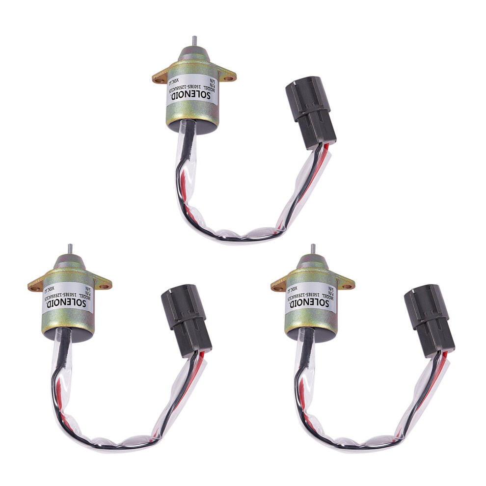 3X 12V Flameout Solenoid Valve 1503Es-12S5suc12s 119233-77932 Is Suitable For Yangma Gold 6032101727917