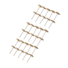 30 x Brass Wire Brush Round Brushes Disc Brush Pot Brush for 25MM