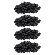 400 Piece Cord Stopper DIY Black Plastic Connector Cord Lock Stopper Cover