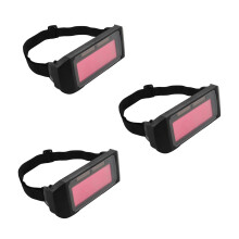 3X SamośCiemniająCy HełM Spawalniczy DIN11 TrwałA Automatyczna Zmiana śWiatłA Przeciwodblaskowe Oczy Shied Goggle Okulary Maski Autos Odcienie