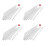 4 ensemble Correcteur de Câble à Canal Unique - SystèMe de Gestion Des Câbles Muraux de Couverture de Cordon CMC-03 1
