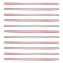 10X Right Stainless Steel Metric Ruler 50 cm Stainless Metric Ruler