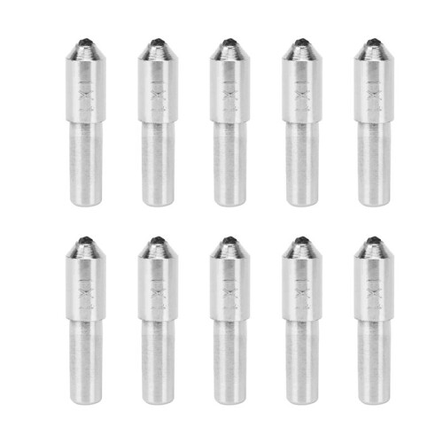 10X Dresser de Diamante de Ponta Cônica de 0,43 Polegadas de Diâmetro 1,25 Ct para Rebolo