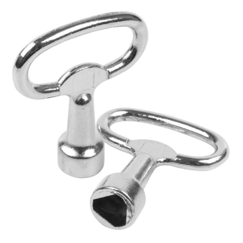 Key Slot for Bolt Triple-Cornered Triangular Metal Panel 8 mm x 10 1