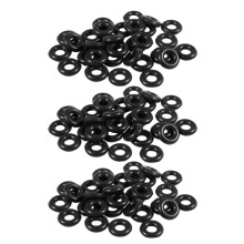 90 Anelli in Gomma da 2,5 mm x 6,5 mm x 2 mm per Wacky Worm Fishing