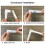 4 ensemble Correcteur de Câble à Canal Unique - SystèMe de Gestion Des Câbles Muraux de Couverture de Cordon CMC-03 6