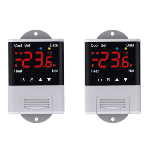 2X Wireless Wifi Temperature Controller Thermostat AC110-220V DTC1201 NTC Sensor Digital Display APP Control